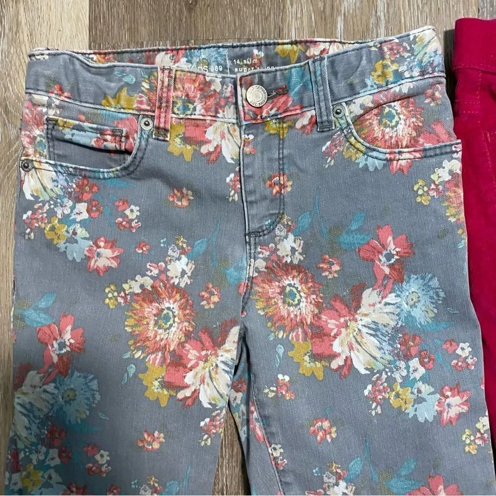 Girls Back-to-School Size youth 14 Closet Refresh Bundle of 3 jeans pants